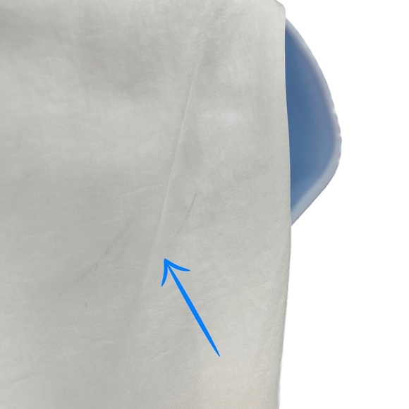 ELLIATT NEW Cassini Satin Formal One Shoulder Midi Dress in Ivory Size L - Picture 10 of 11